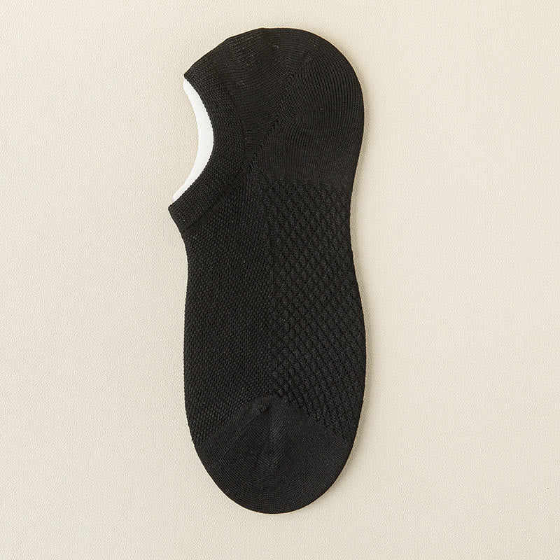 Chaussettes invisibles de massage en maille Plusock (5 paires) - Noir - EU39-46 (US5-12) - image 17