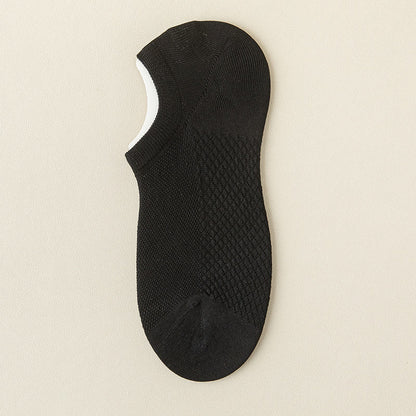 Chaussettes invisibles de massage en maille (5 paires) - Noir - EU39-46 (US5-12) - image 17