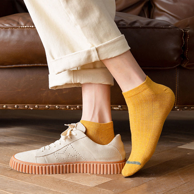 Chaussettes rayées en coton (3 paires) - image 3