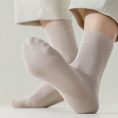 Chaussettes en maille de coton (5 paires) - image 10