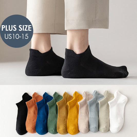 Chaussettes respirantes à la cheville grande taille (5 paires)