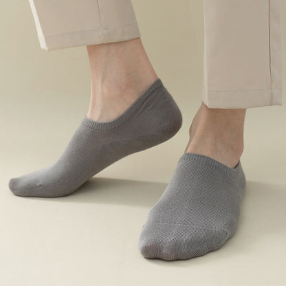 Chaussettes invisibles antidérapantes (5 paires) - image 4