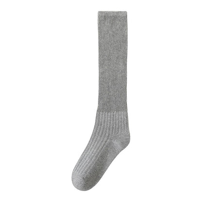 Chaussettes souples élégantes de couleur unie (3 paires) - Gris - EU36-40 (US3-7) - image 15