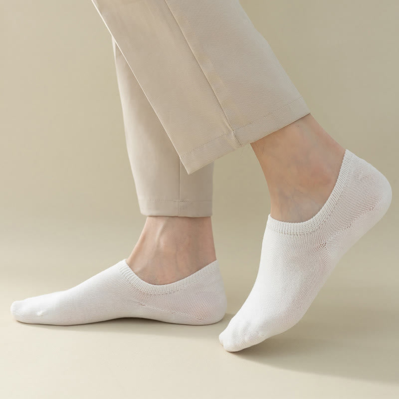 Chaussettes invisibles antidérapantes (5 paires) - image 2