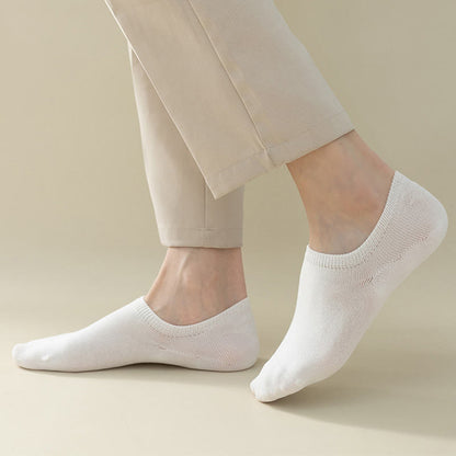Chaussettes invisibles antidérapantes (5 paires) - image 2