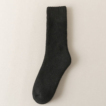 Chaussettes épaisses grandes tailles (5 paires) - Noir - EU38-45 (US5-11) - image 3