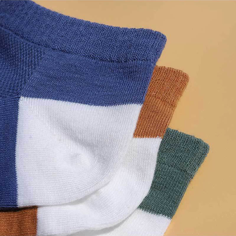 Chaussettes Plusock Letter Mesh Ankle Socks (5 paires) - image 9