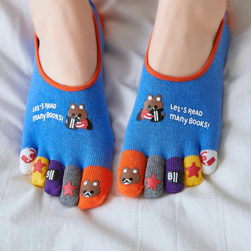 Chaussettes Plusock à motifs amusants (4 paires) - image 10