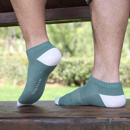 Chaussettes montantes en maille à lettres (5 paires) - image 4
