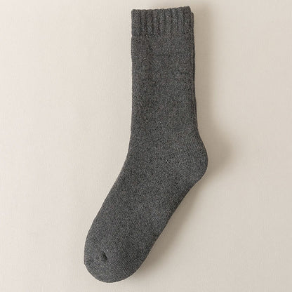 Chaussettes épaisses grandes tailles (5 paires) - Gris foncé - EU38-45 (US5-11) - image 7