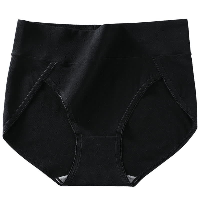 Culotte antibactérienne taille haute (6 paires) - Noir - 4XL - image 12