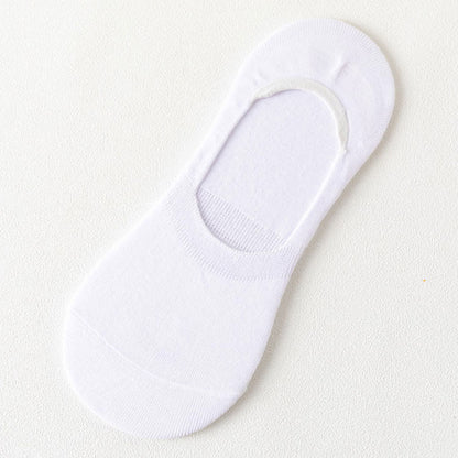 Chaussettes invisibles antidérapantes Plusock (5 paires) - Blanc - EU43-47 (US9.5-12.5) - image 8