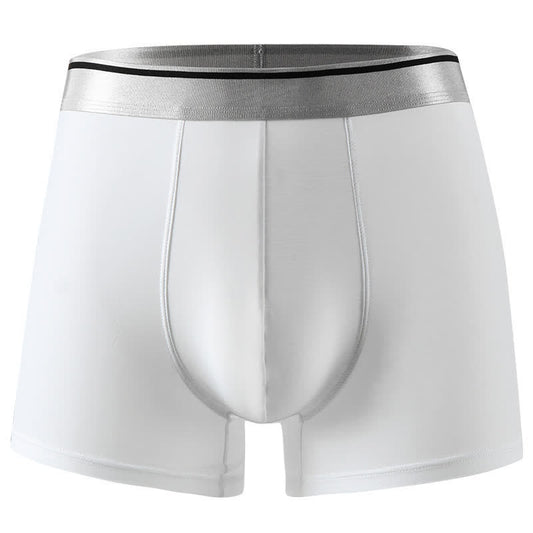 Culotte ultra-fine en soie glacée grande taille (1 paquet) - Blanc - 12XL - image 0