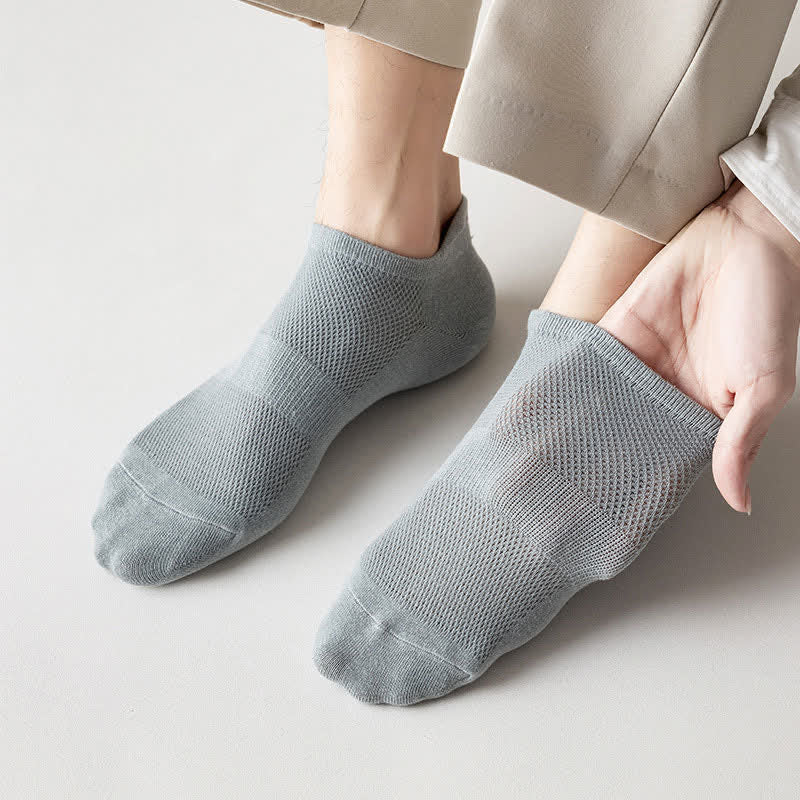 Chaussettes respirantes à la cheville grande taille (5 paires)