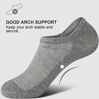 Chaussettes invisibles en maille grande taille (3 paires)