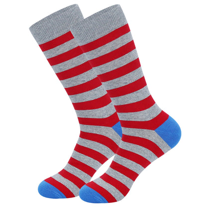 Chaussettes décontractées à motifs amusants (5 paires) - image 2