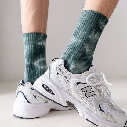 Chaussettes courtes colorées tie-dye Plusock (4 paires) - image 5