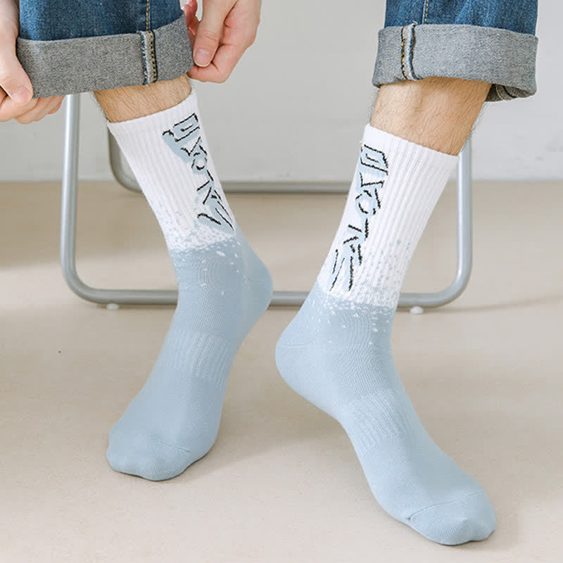 Chaussettes montantes tendance (5 paires) - image 10