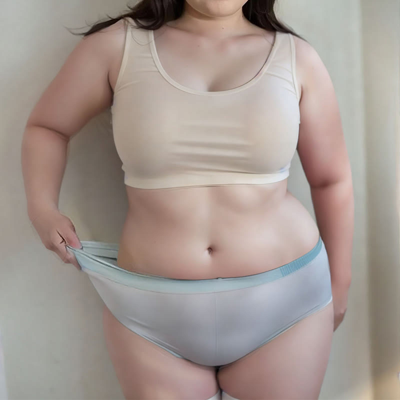 Culotte extensible taille haute simple (paquet de 4) - image 1