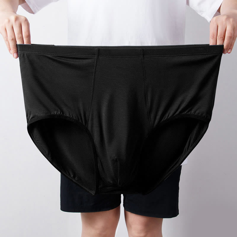 Culotte taille haute grande taille (1 paire) - Noir - 8XL - image 8