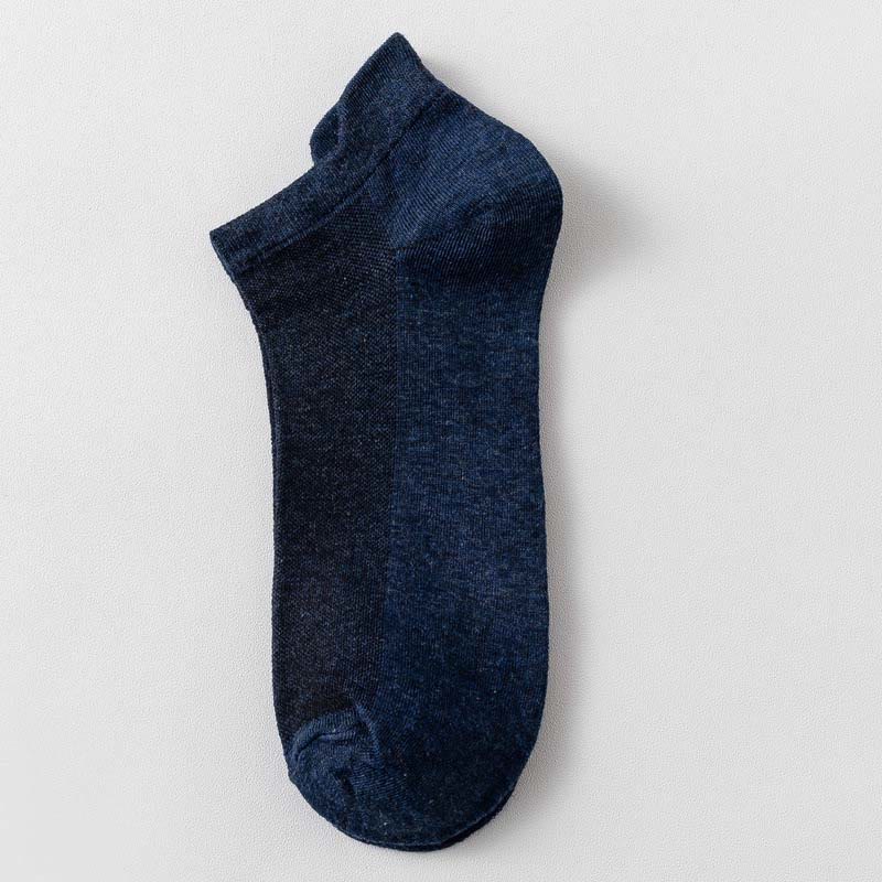 Chaussettes en coton multicolores Plusock (3 paires) - 42-48 - Bleu marine - image 7