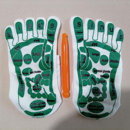 Chaussettes de massage des pieds par acupression et réflexologie - image 1