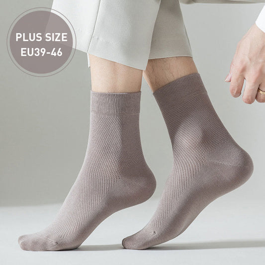 Chaussettes mi-mollet multicolores grande taille (5 paires)
