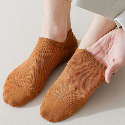 Chaussettes invisibles de massage en maille (5 paires) - image 4
