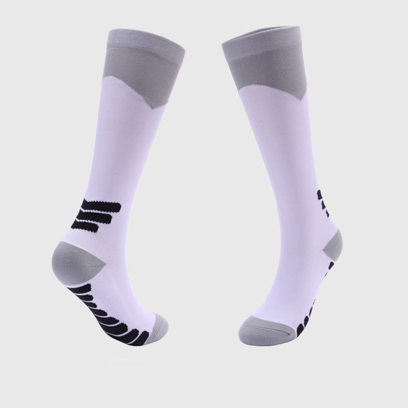 Chaussettes de compression hautes pour le sport (2 paires) - Gris - L/XL - image 2