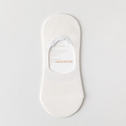 Chaussettes invisibles élastiques en maille Plusock (5 paires) - Blanc - EU39-46 (US5-12) - image 14