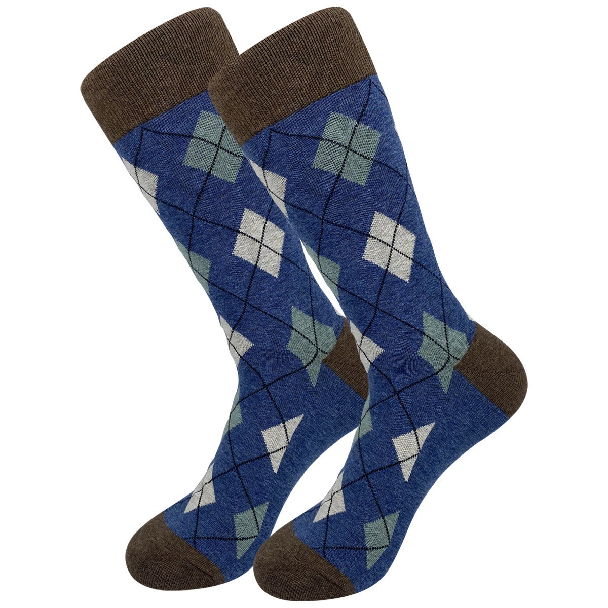 Chaussettes classiques à motif losange (5 paires) - image 4