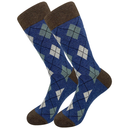 Chaussettes classiques à motif losange (5 paires) - image 4