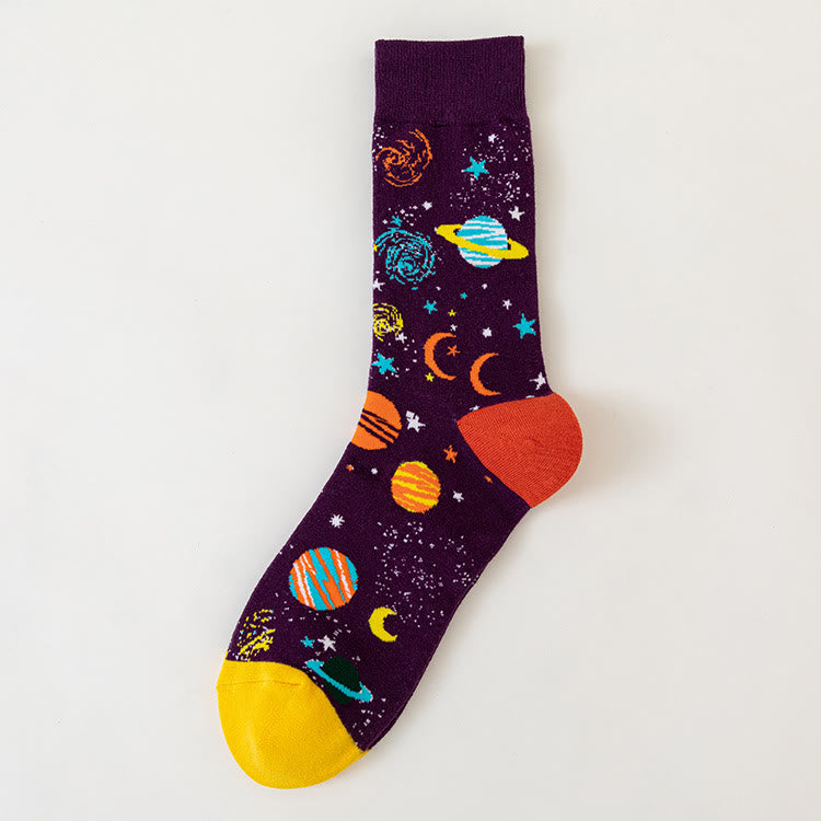 Chaussettes montantes à motif macro (6 paires) - image 7