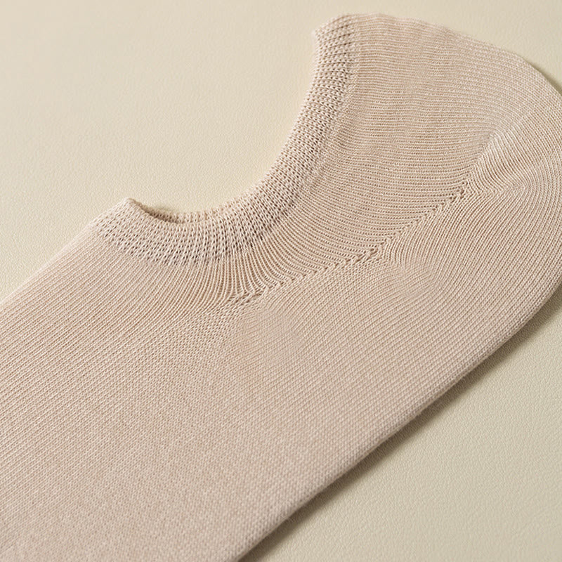 Chaussettes invisibles antidérapantes (5 paires) - image 12