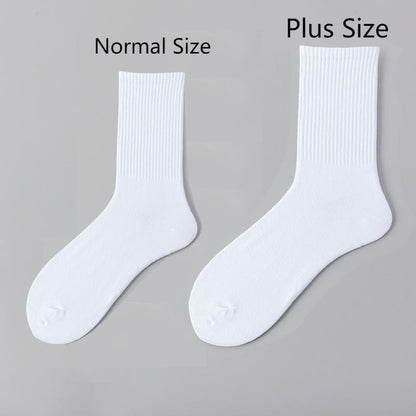Chaussettes respirantes en coton doux grande taille (3 paires)