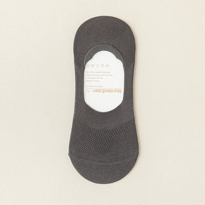 Chaussettes invisibles respirantes en maille (5 paires) - Gris foncé - EU39-46 (US5-12) - image 19