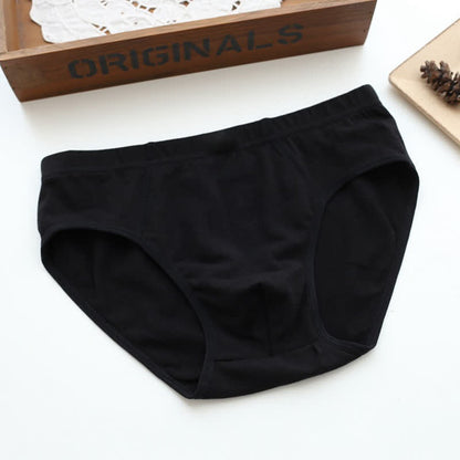 Lot de 2 slips taille haute en coton extensible uni