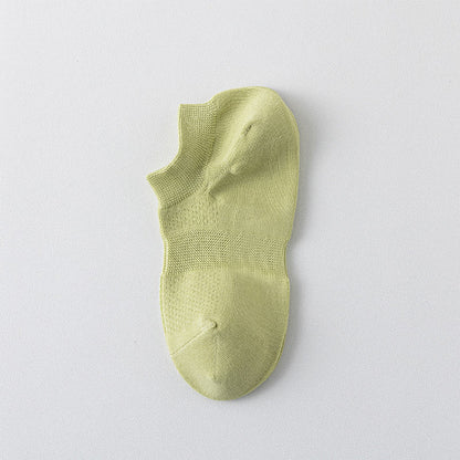 Chaussettes de cheville respirantes en maille Plusock (8 paires) - Vert - EU35-40 (US5-7) - image 11