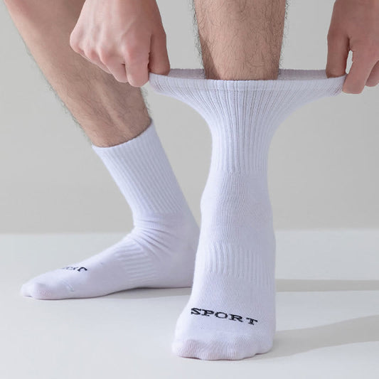 Chaussettes de sport en coton anti-odeurs grande taille (3 paires)