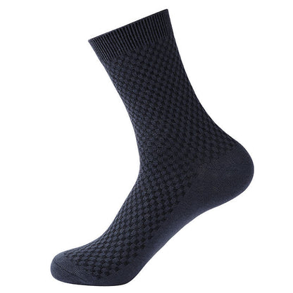 Chaussettes courtes en fibre de bambou Plusock (5 paires) - Bleu Gris - EU41-48 (US7.5-13) - image 4