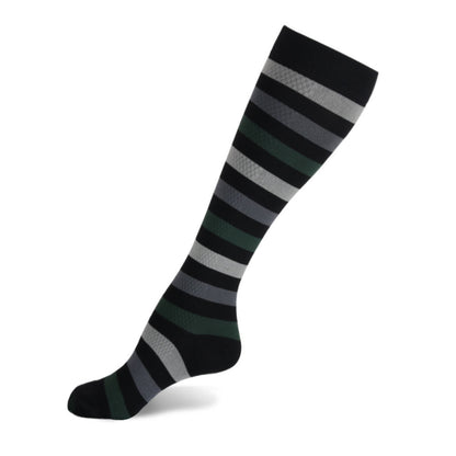 Chaussettes de compression décontractées à rayures (6 paires)