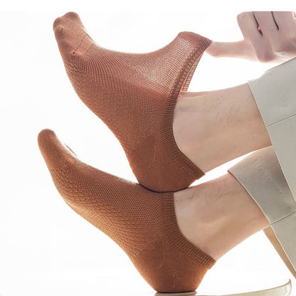 Chaussettes invisibles de massage en maille Plusock (5 paires) - image 1