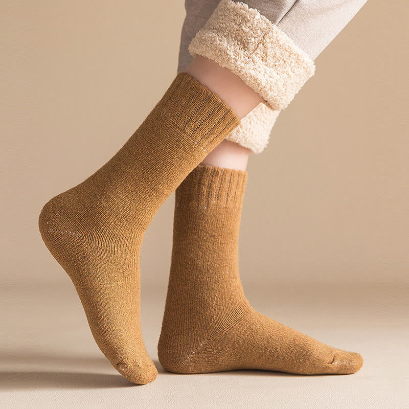 Chaussettes épaisses grandes tailles (5 paires) - image 1