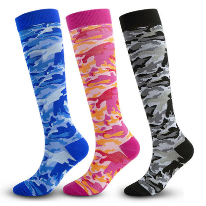 Chaussettes de compression camouflage (3 paires) - image 0