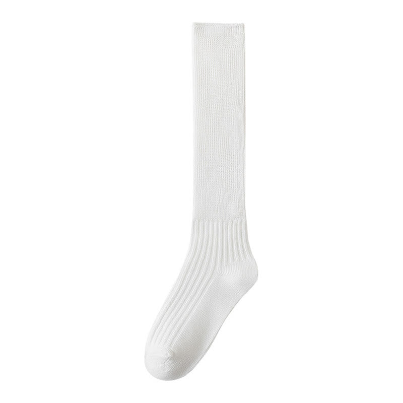 Chaussettes souples élégantes de couleur unie (3 paires)