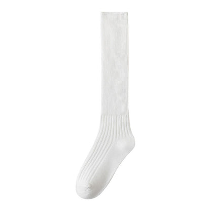 Chaussettes souples élégantes de couleur unie (3 paires)