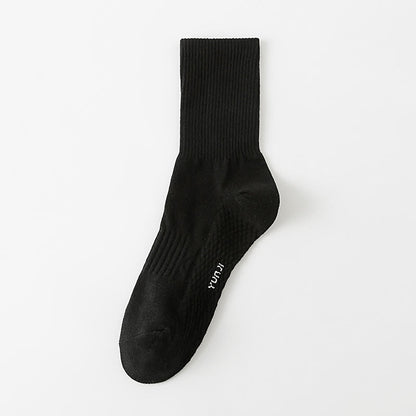 Chaussettes épaisses de couleur unie grande taille (5 paires)