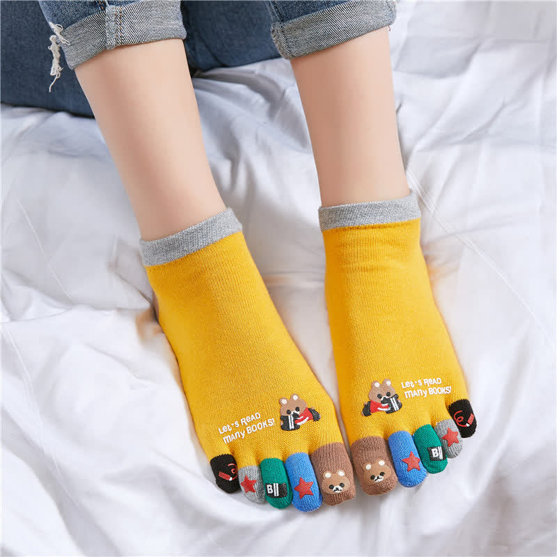 Chaussettes Plusock à motifs amusants (4 paires) - image 5