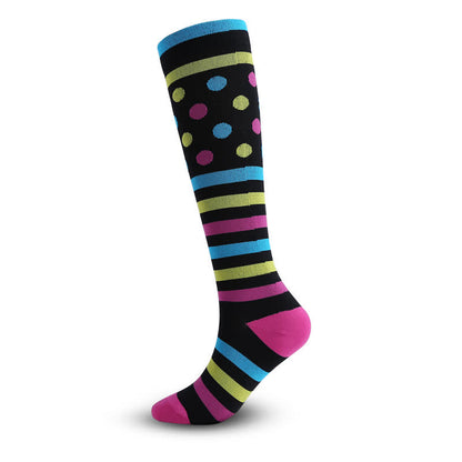 Chaussettes de compression cœur ruban gris (5 paires)