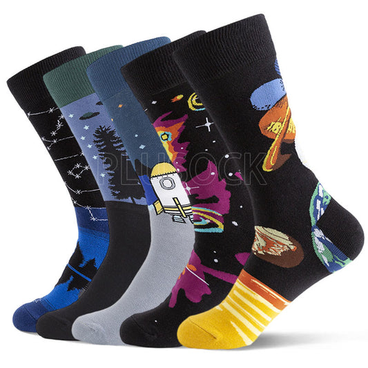 Chaussettes extra-terrestres grande taille (5 paires)